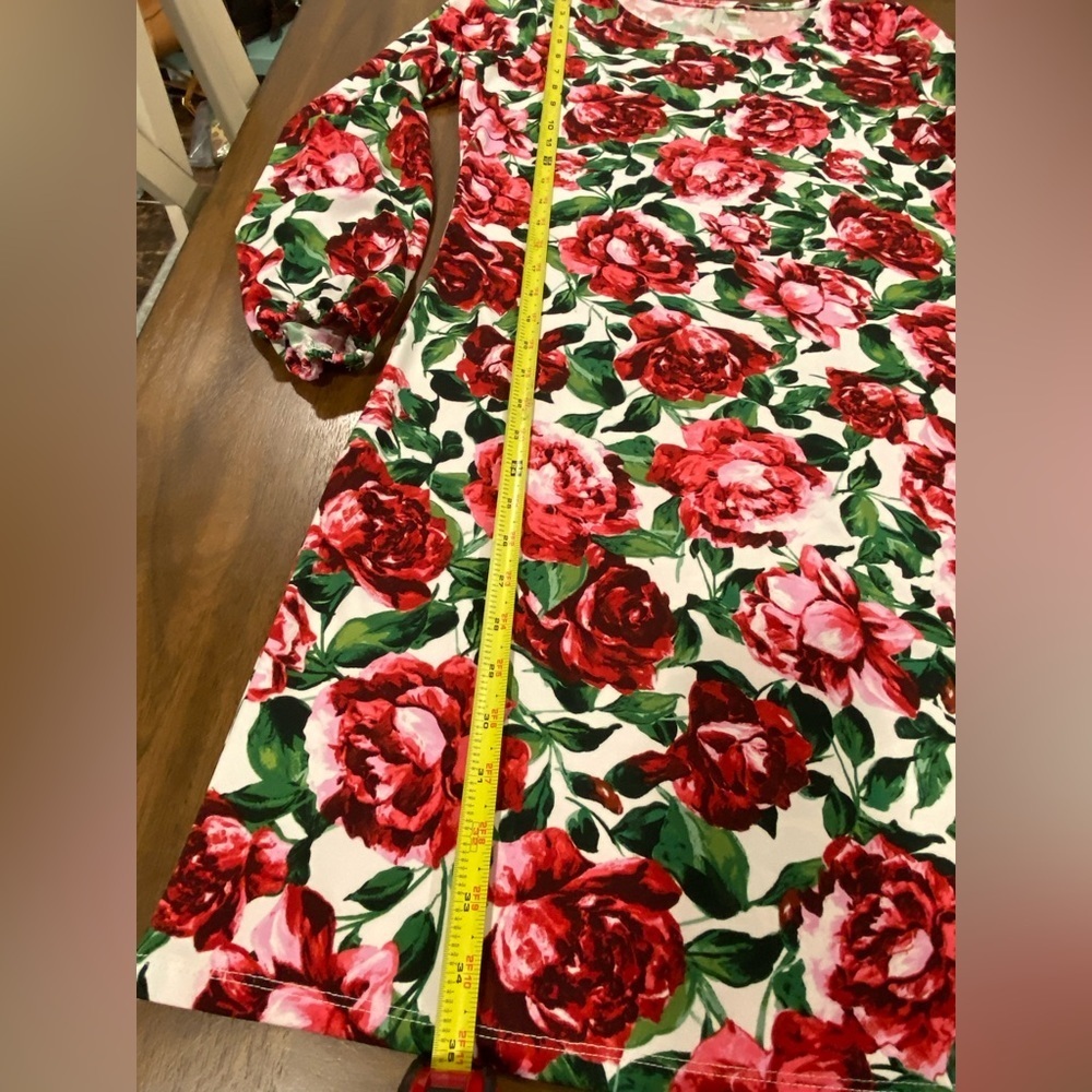 Tacera Roses Dress Size Small - Picture 4 of 7